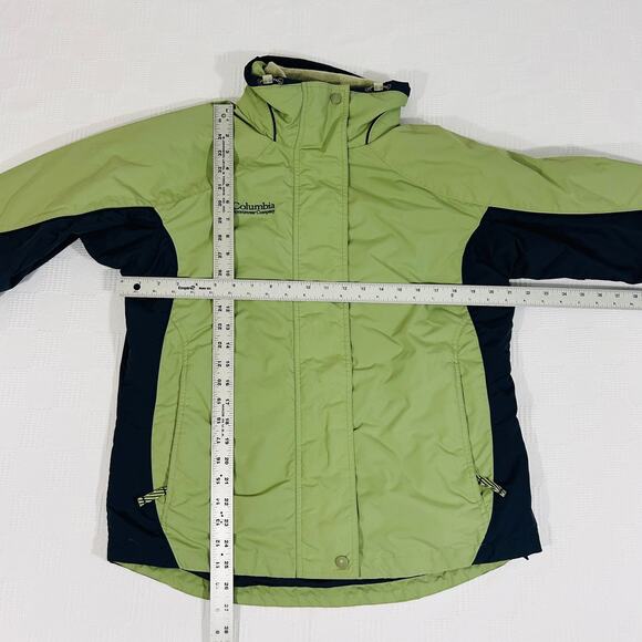 Columbia Womens M Jacket Coat Core Interchange 3 in 1 Green Gray - Picture 11 of 11